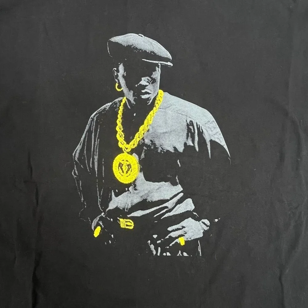 Upper Playground Men’s Nino Brown Graphic Short Sleeve T-Shirt Black Size XL